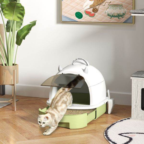 Purrfect Pet Kingdom Cat Litter Box with Carbon Filter Purrfect Pet Kingdom