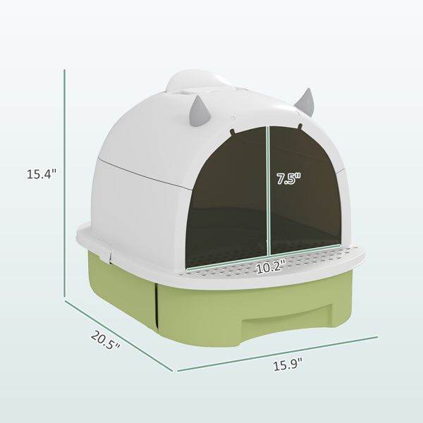 Purrfect Pet Kingdom Cat Litter Box with Carbon Filter Purrfect Pet Kingdom
