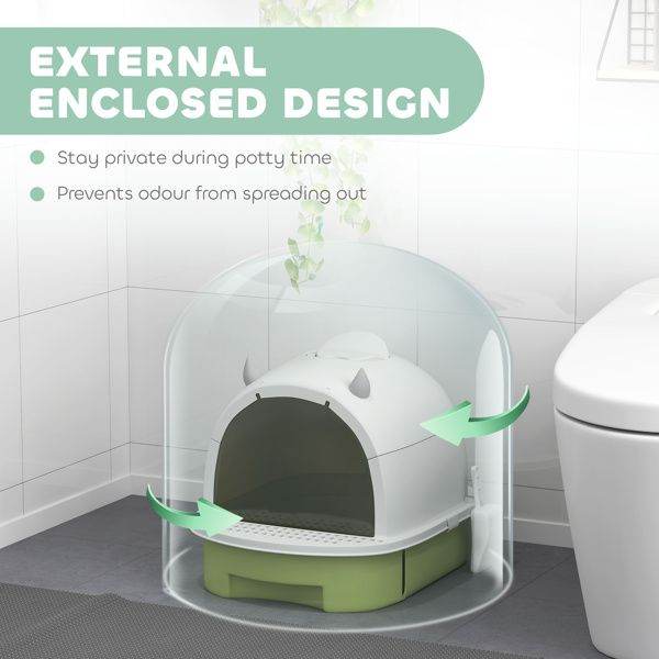 Purrfect Pet Kingdom Cat Litter Box with Carbon Filter Purrfect Pet Kingdom