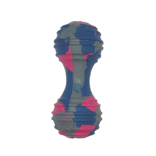 Dog Treats Natural Rubber Dumbbell Chew Toy Durable Safe Fun - main product image for dog treats
