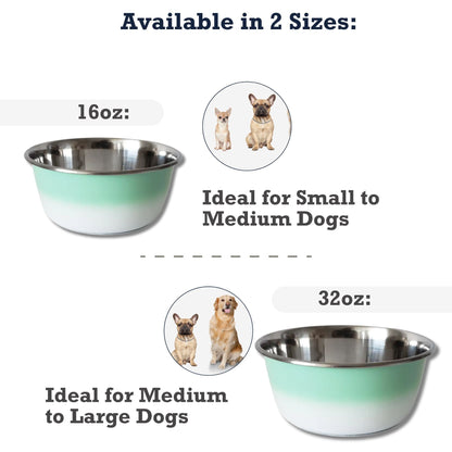 Deep Dog Bowl – Stainless Steel Bowl, Ideal for Small,