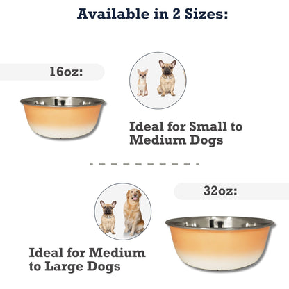 Deep Dog Bowl – Stainless Steel Bowl, Ideal for Small,