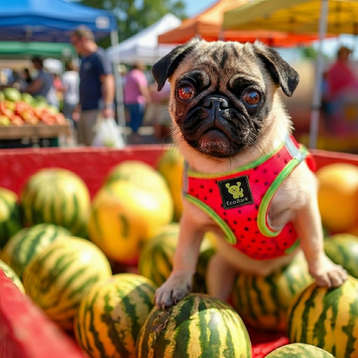 EcoBark Reflective Step In Dog Harness for Small Breed Pets