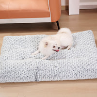 Mandotos Thickened Rose Velvet Dog Bed With Cotton Filling
