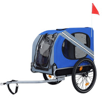 Large Folding Bike Trailer for Dogs – 66LB Capacity