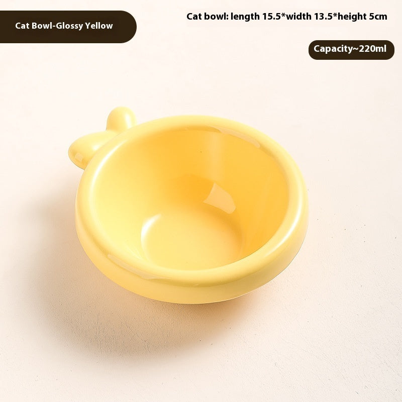 Cat Bowl Cat Ceramic Dog Drinking Water
