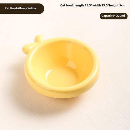 Cat Bowl Cat Ceramic Dog Drinking Water