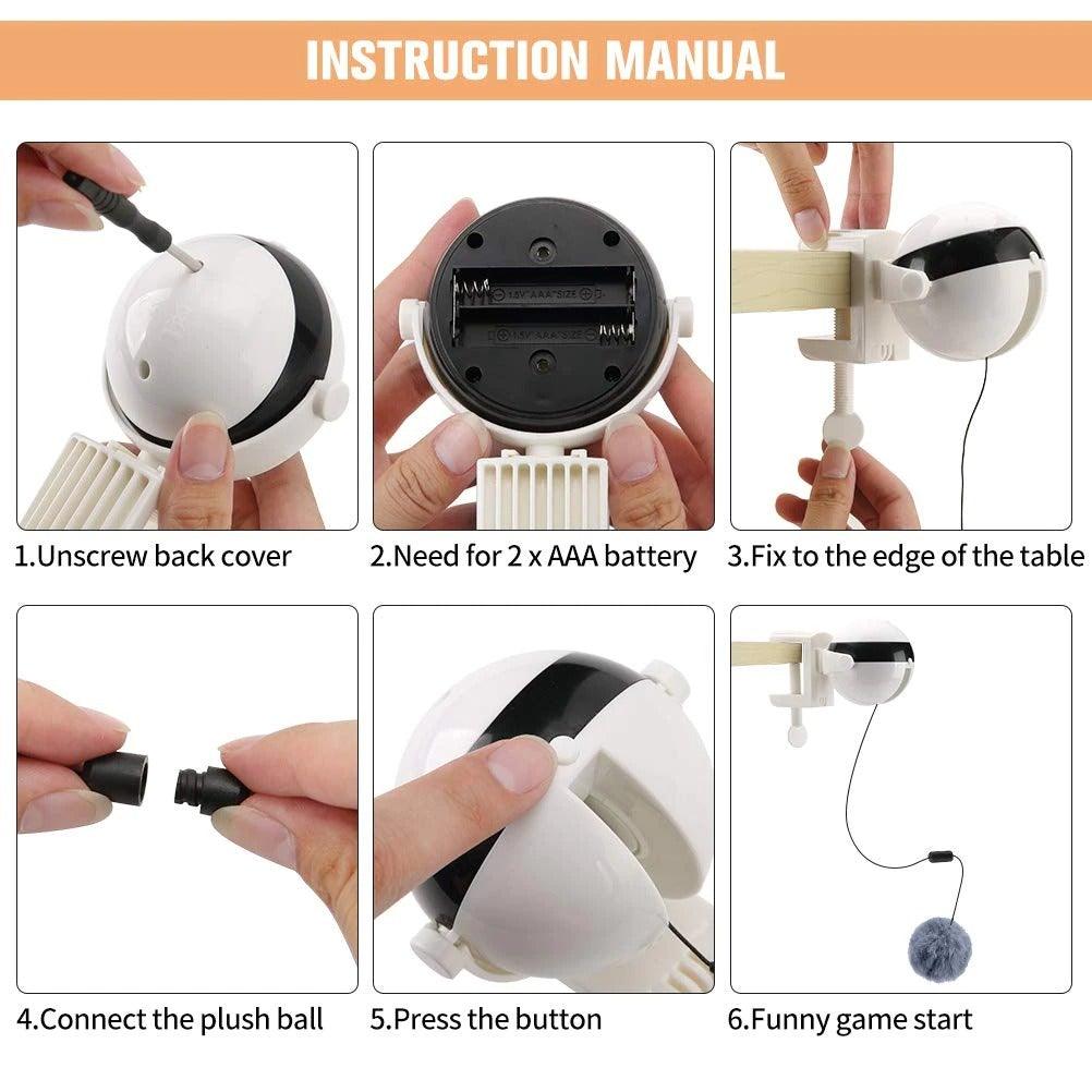 Electric Automatic Lifting Motion Cat Toy Puzzle Smart Pet Cat