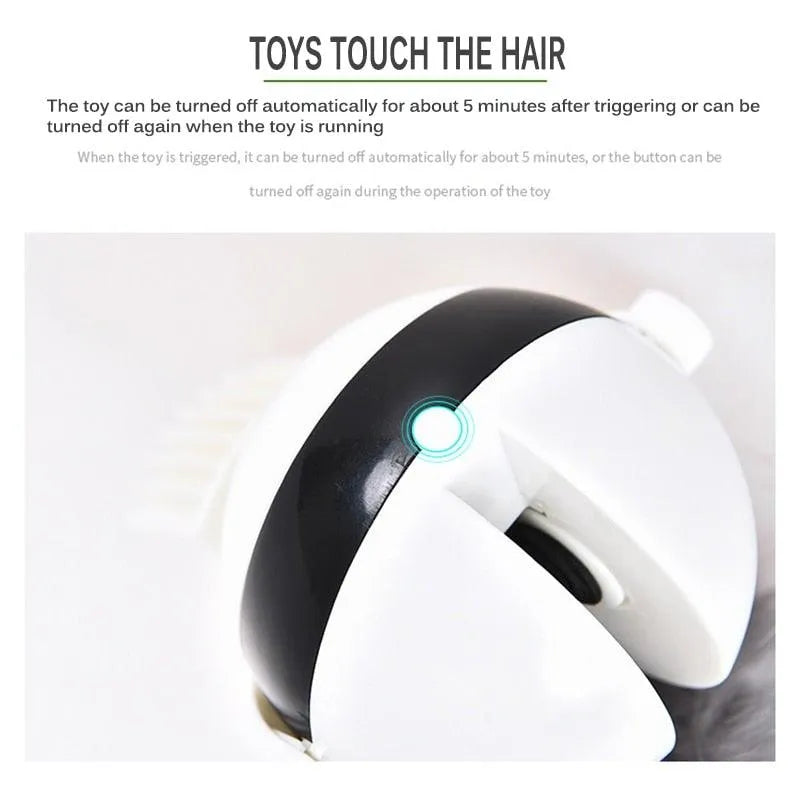 Electric Automatic Lifting Motion Cat Toy Puzzle by Stevvex in white, designed for playful cat exercise and engagement.