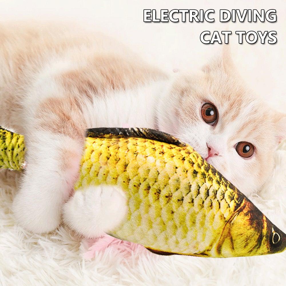 Electric Cat Toy 3D Fish USB Charging Simulation Fish Cat Toys