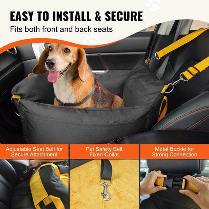 Purrfect Pet Kingdom Elevated Dog Seat for Cars Purrfect Pet Kingdom