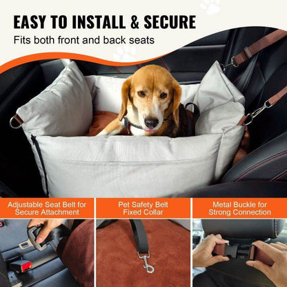 Purrfect Pet Kingdom Elevated Dog Seat for Cars Purrfect Pet Kingdom