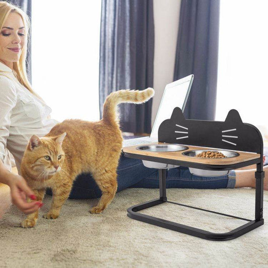 Purrfect Pet Kingdom Elevated Pet Feeder for Cats and Dogs Purrfect Pet Kingdom