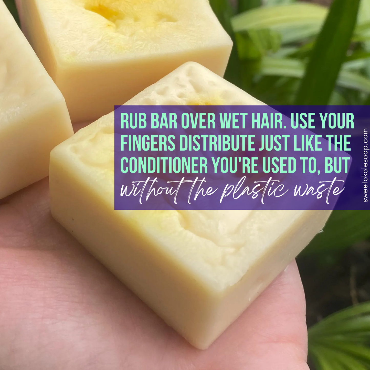 Essential Oil Conditioner Bar - Citrus Patchouli with Olena