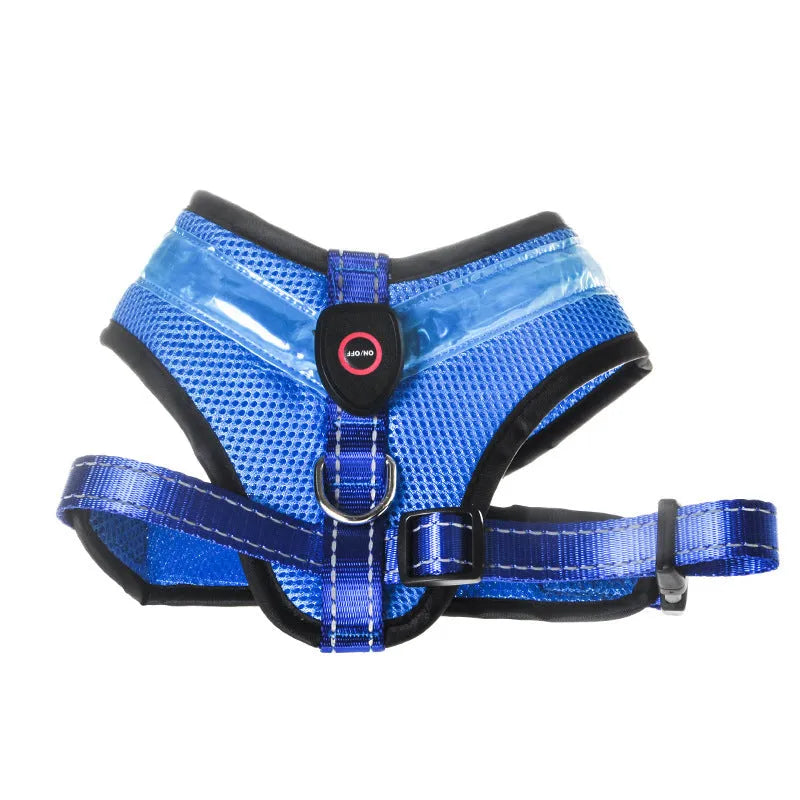 Estely - LED USB Rechargeable Reflective Safety Dog Harness for Pets - Dog Harnesses