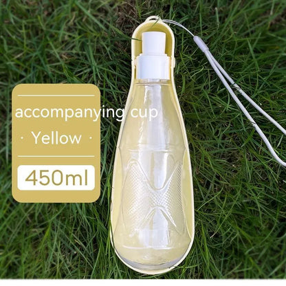 Estely - Portable 550ml Folding Dog Water Bottle for Outdoor Walks - Dog Travel Accessories