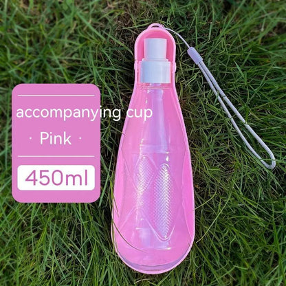Estely - Portable 550ml Folding Dog Water Bottle for Outdoor Walks - Dog Travel Accessories