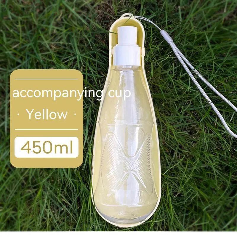 Estely - Portable 550ml Folding Dog Water Bottle for Outdoor Walks - Dog Travel Accessories