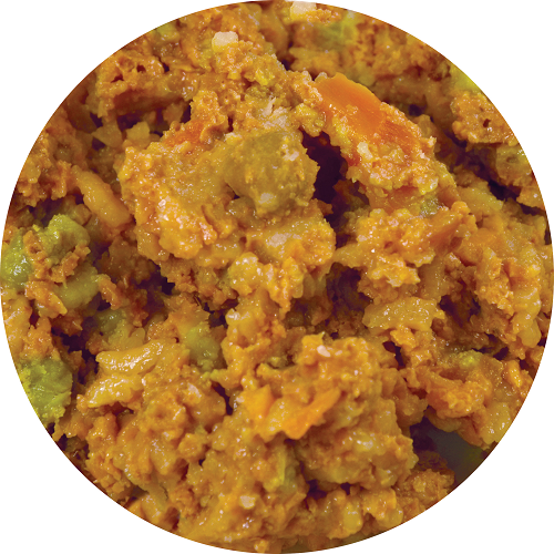 Evanger's vegetarian wet pet food featuring a blend of wholesome ingredients for dogs