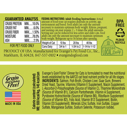 Evanger's All Life Stages Classic Goin' Fishin' Dinner Wet