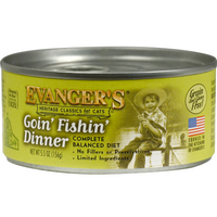 Evanger's All Life Stages Classic Goin' Fishin' Dinner Wet Cat Food (5.5oz)