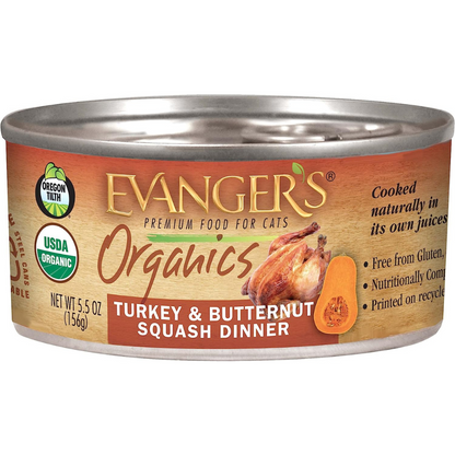 Evanger's All Life Stages Organics Turkey & Butternut Squash