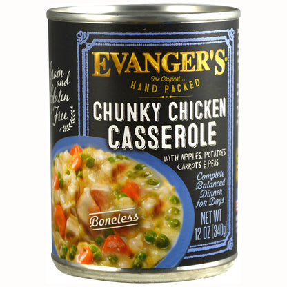 Evanger's All Life Stages Chunky Chicken Casserole Wet Dog