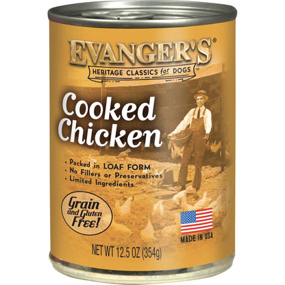 Evanger's All Life Stages Cooked Chicken Wet Dog Can