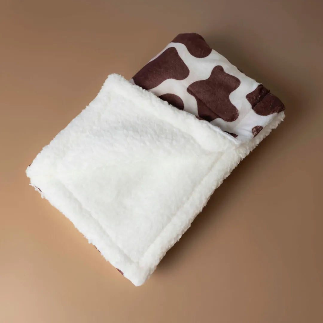 EverWoof - Chocolate Cow Dog Blanket - Blankets