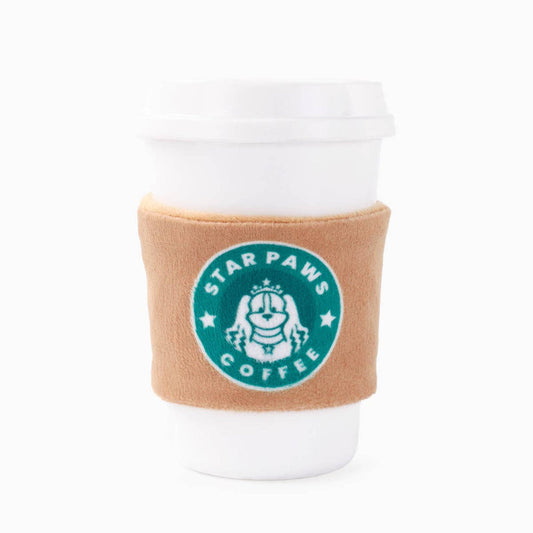 Coffee Hour StarPaws Coffee Rubber Dog Toy
