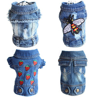 Denim Jacket Jeans Pet Vest