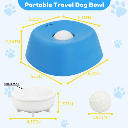 Pet Slow Feeder Non-Slip Spherical Dog Licking Bowl