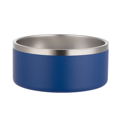 Premium 304 Stainless Steel Non-Slip Dog Bowl with Silica Base