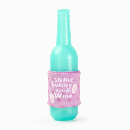 Easter - Some bunny Needs Wine Rubber Dog Toy