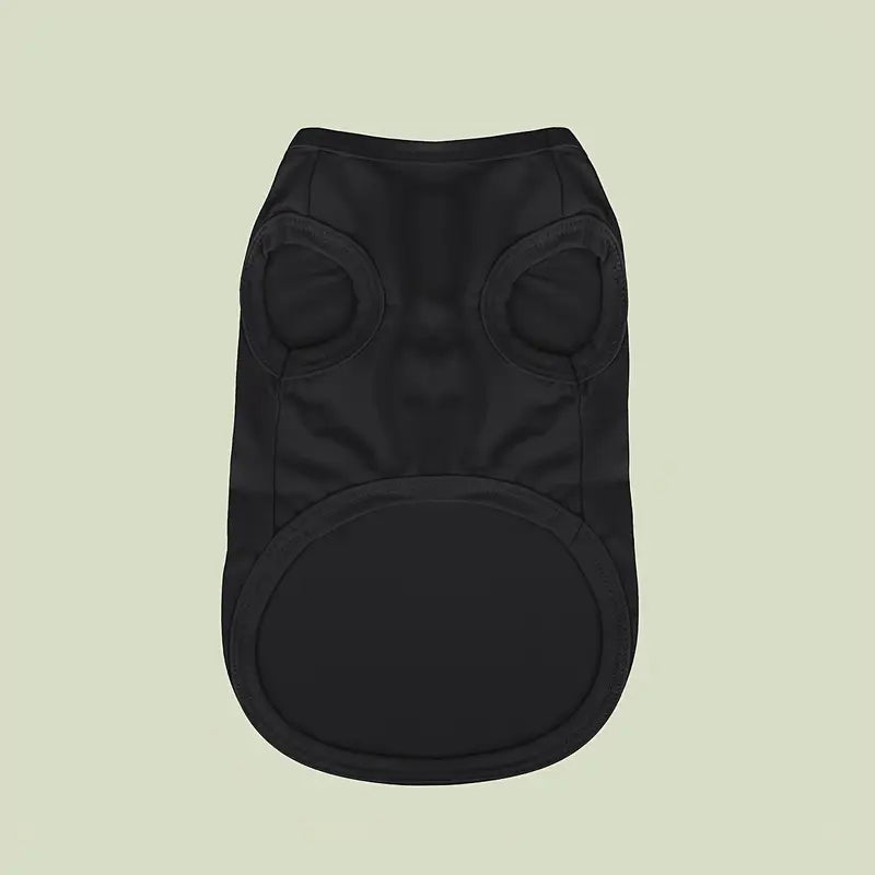 Red Heart Paw Prints Black Pet Tee
