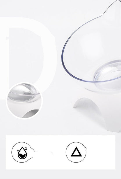 Ergonomic Ceramic Cat Bowl Elevated Whisker-Friendly