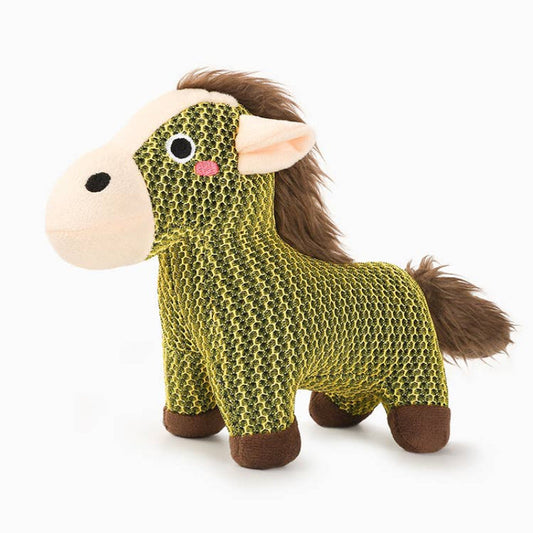Farm Friendz Horse Plush Dog Toy