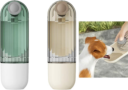 Dog Water Bottle Food Dispenser Leak Proof For Walking