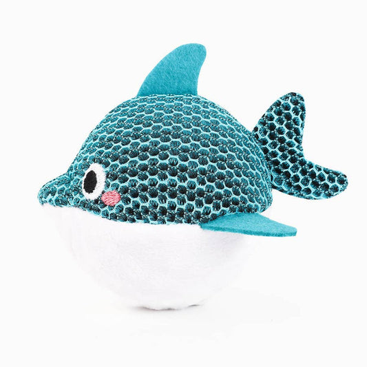 Ocean Pals Blue Dolphin Ball Dog Toy