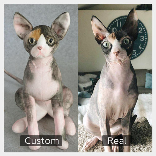 Custom Stuffed Pet ? Realistic Plush Memorial Gift Keepsake