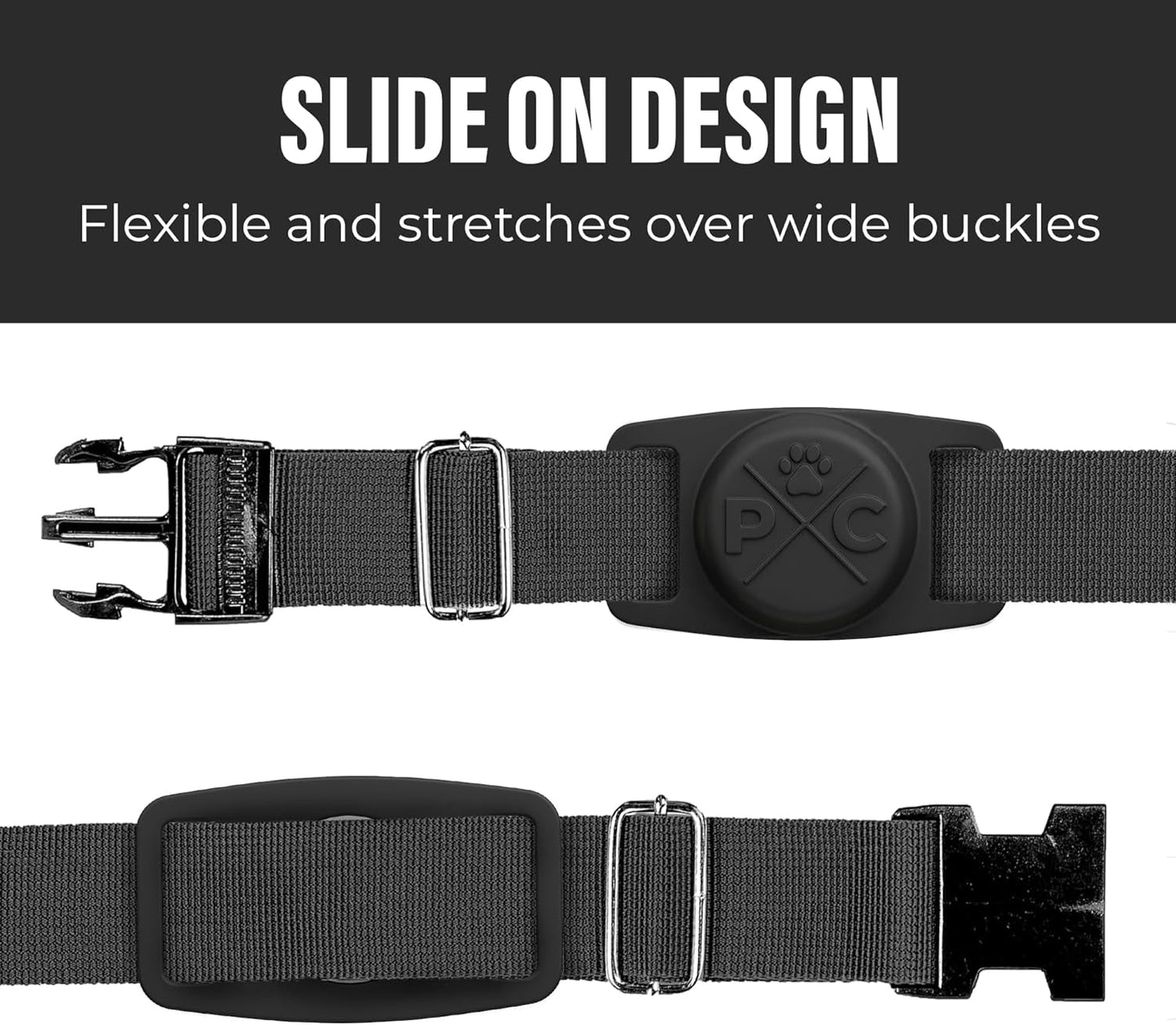 AirTag Dog Collar Holder Tracker Lightweight 📍