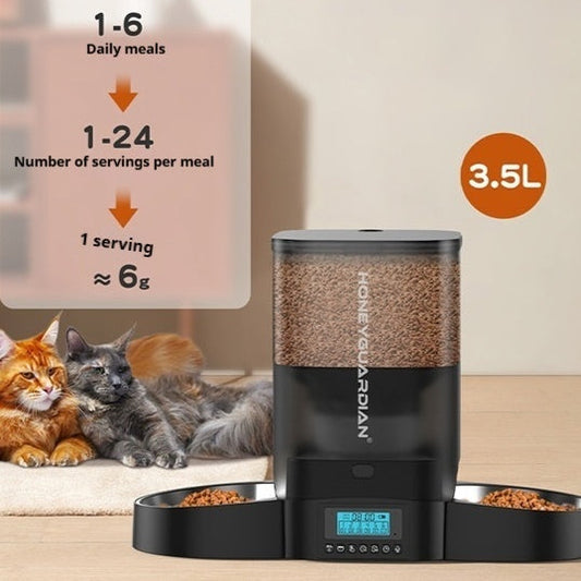 Smart Automatic Cat Feeder with Timed Quantitative Feeding — 3.5L & 5L