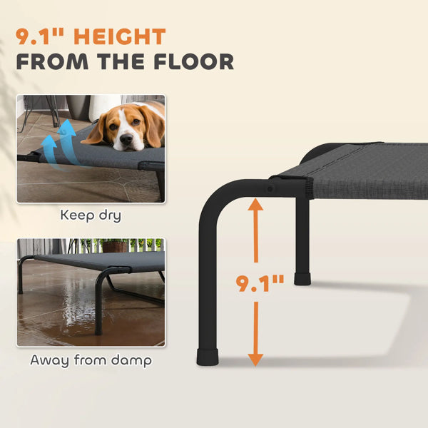 Dog Cot Cooling Pet Bed - Elevated Outdoor Portable Dog Mat