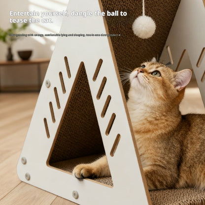 Multi-functional Corrugated Cardboard Scratching Board Cat