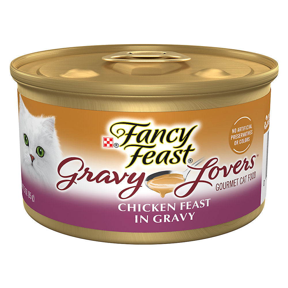 Fancy Feast Gravy Lovers Chicken in Gravy Wet Cat Food (3oz) - Fancy Feast Wet Cat Food - The Family Pet