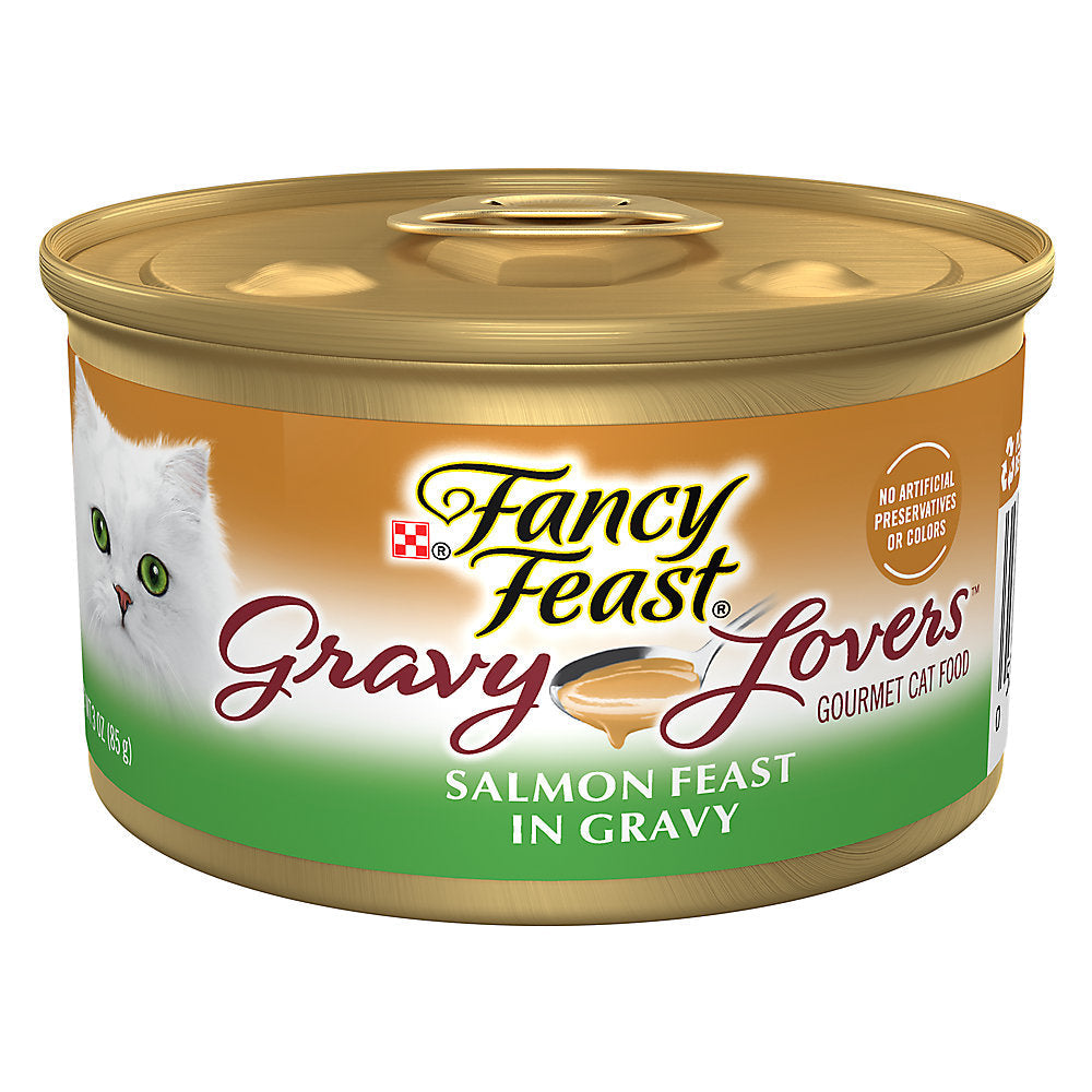 Fancy Feast Gravy Lovers Salmon Wet Cat Food (3oz) - Fancy Feast Wet Cat Food - The Family Pet