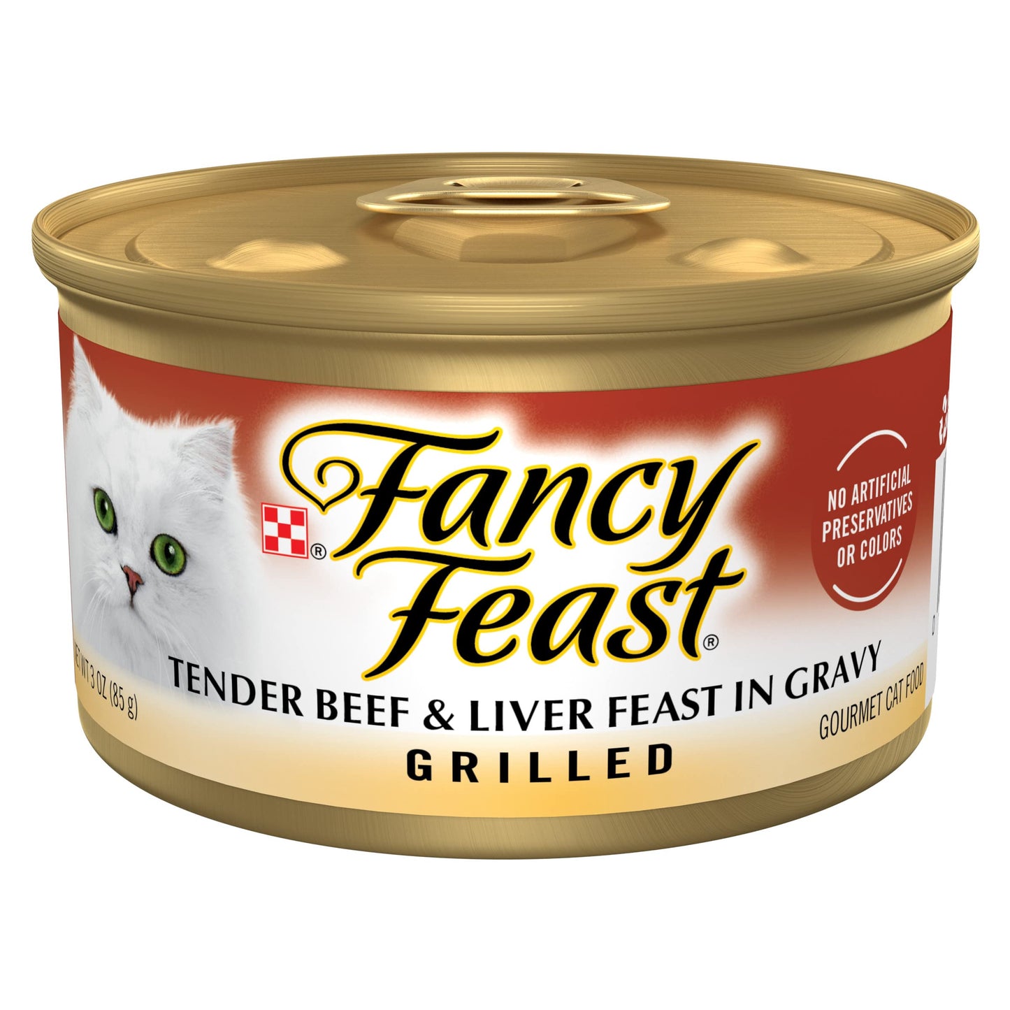 Fancy Feast Grilled Beef & Liver Wet Cat Food (3oz) - Wet Cat Food - The Family Pet