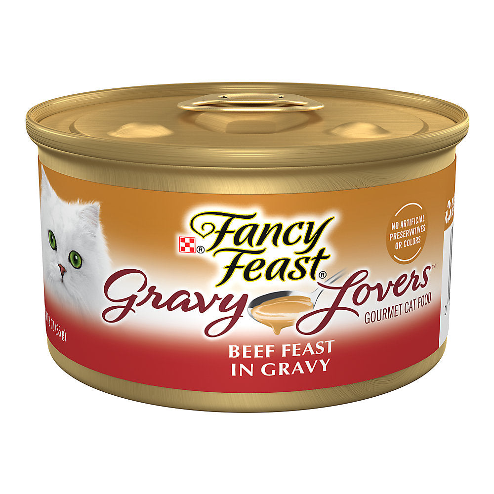 Fancy Feast Gravy Lovers Beef Wet Cat Food (3oz) - Wet Cat Food - The Family Pet