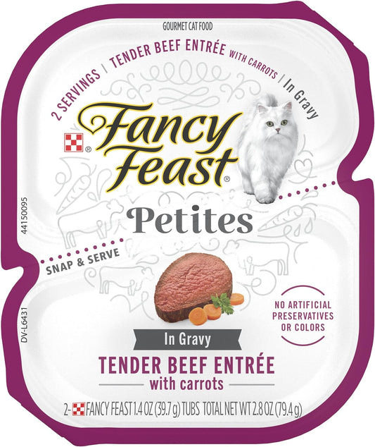 Fancy Feast Petites Beef with Carrots in Gravy Wet Cat Food (2.8oz)