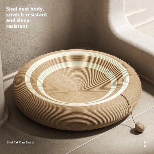 Sisal Cat Scratch Board Wear-resistant Non-dandruff Cat Nest